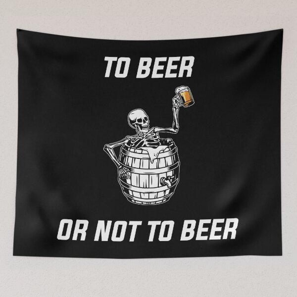Item preview, To beer or not to beer Hamlet skeleton in a barrel designed and sold by Byfab.