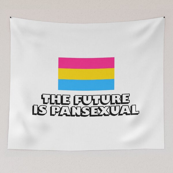 Item preview, The future is pansexual - pansexuality pride flag designed and sold by Inspirationmotivation.