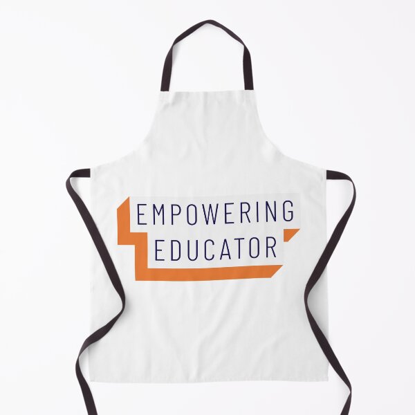 Item preview, Empowering Educator Orange White Mininalist Teacher Museum Education designed and sold by InterpreTees.