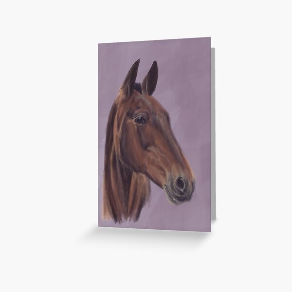 Aperçu de l'œuvre Cheval bai créée et vendue par BigAndBug.