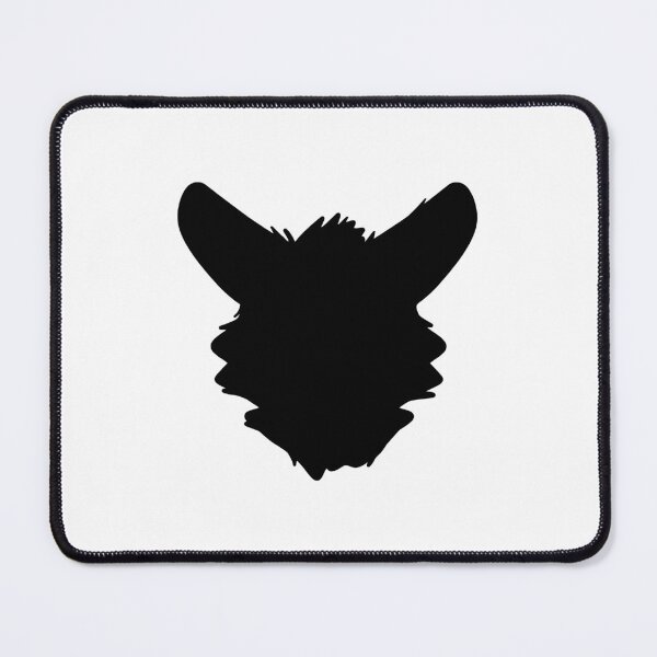 Item preview, Fursuit Head Silhouette (Black) designed and sold by ThatMooGuy.