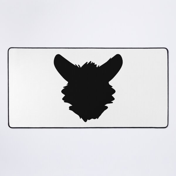 Item preview, Fursuit Head Silhouette (Black) designed and sold by ThatMooGuy.