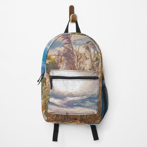 Item preview, Field of common reeds under the evening sun light - designed and sold by FelCastro.