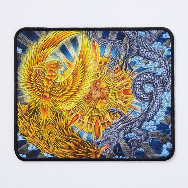 Item preview, Chinese Phoenix and Dragon Mandala designed and sold by Rebecca Wang.