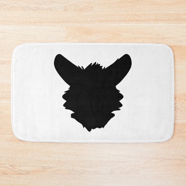 Item preview, Fursuit Head Silhouette (Black) designed and sold by ThatMooGuy.