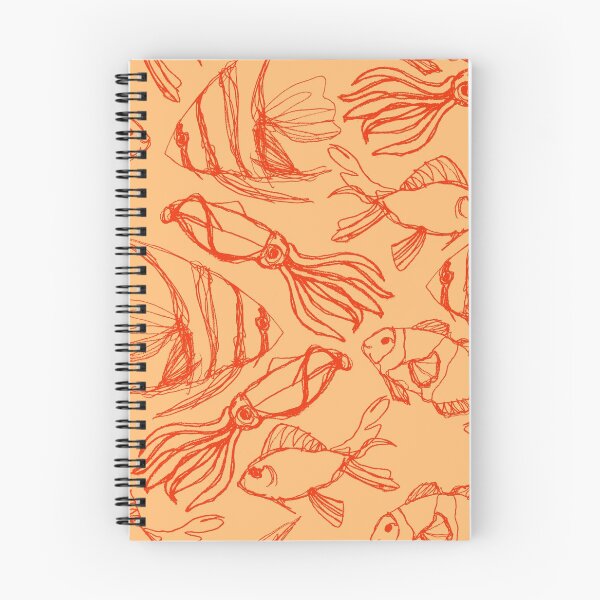 Item preview, Underwater Fish- Coral on Peach designed and sold by PaintInTheNight.