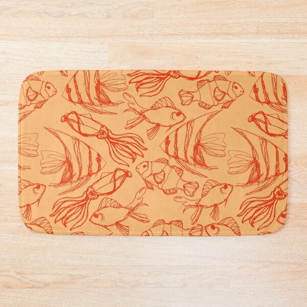 Item preview, Underwater Fish- Coral on Peach designed and sold by PaintInTheNight.