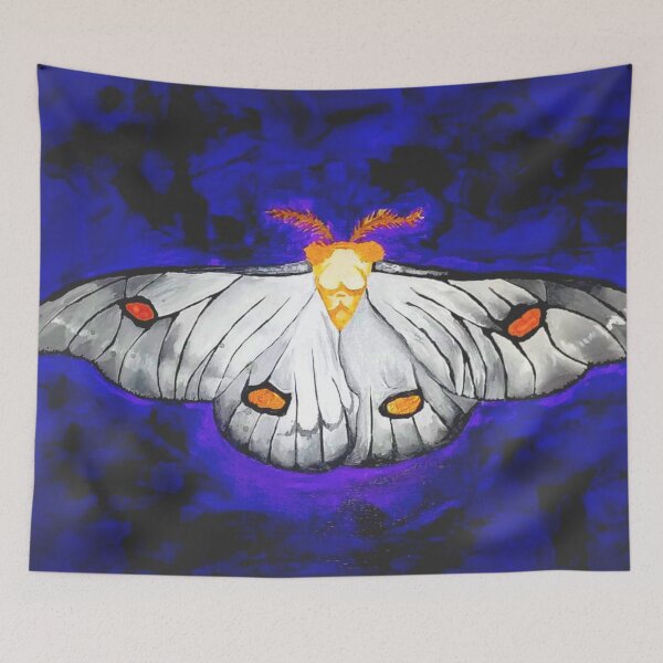Item preview, Ghostly Silk Moth designed and sold by Victoria  Cook.