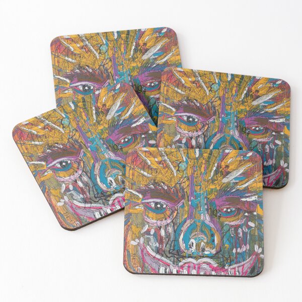 Item preview, Abstract Face "Calm Eyed Dreamer" designed and sold by JonDozer.