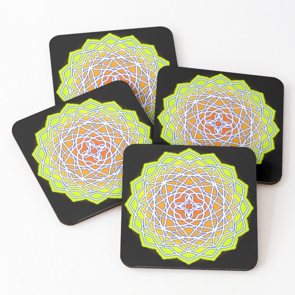 Item preview, Inverted Mandala - Orange designed and sold by AStitchOfWisdom.