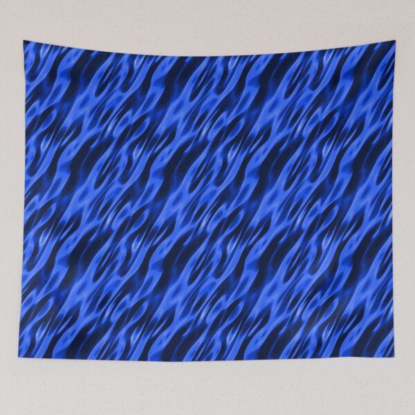 Item preview, Royal Blue Flame Pattern designed and sold by RGpresdiffart.