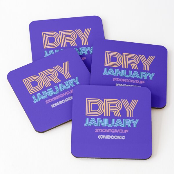 Item preview, Dry January #DONTGIVEUP (On Booze) designed and sold by BearLoveDesign.