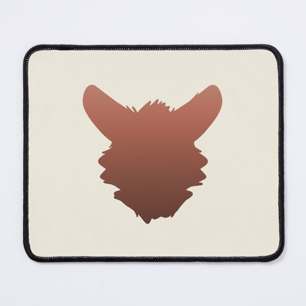 Item preview, Fursuit Head Silhouette (Dusty Red Fade) designed and sold by ThatMooGuy.