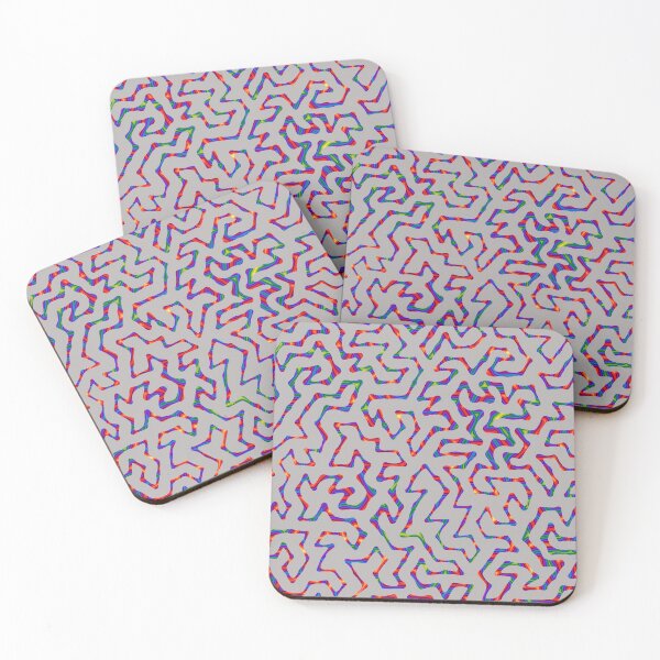 Item preview, gray rainbow turing pattern designed and sold by Michelle Clay.