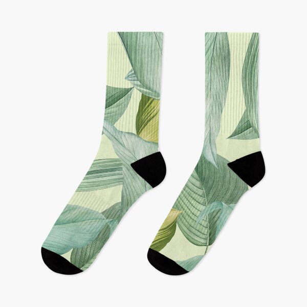 Item preview, Green Leaves Print designed and sold by huntleigh.