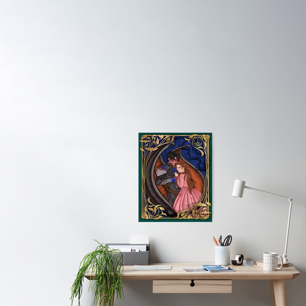 ACOTAR Winter Solstice Azriel and Elain Art Board Print for Sale by  LynleighSato