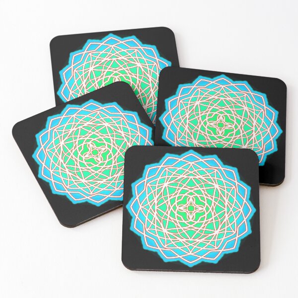 Item preview, Inverted Mandala - Green designed and sold by AStitchOfWisdom.