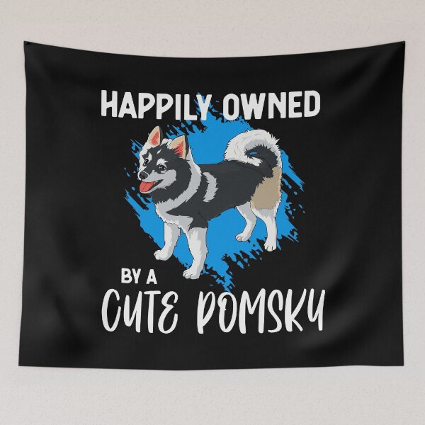 Item preview, Funny Owned By A Cute Pomsky Pet Dog Owners graphic designed and sold by jakehughes2015.