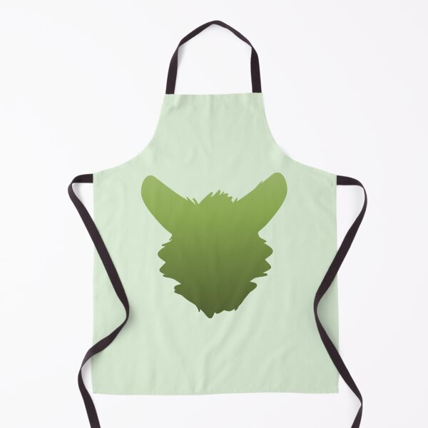 Item preview, Fursuit Head Silhouette (Lime Green Fade) designed and sold by ThatMooGuy.