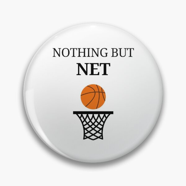 Item preview, Nothing But Net - Basketball designed and sold by NotablyDesigned.