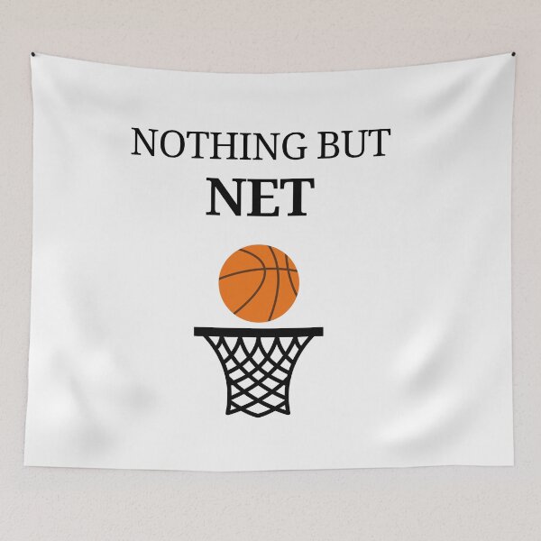 Item preview, Nothing But Net - Basketball designed and sold by NotablyDesigned.