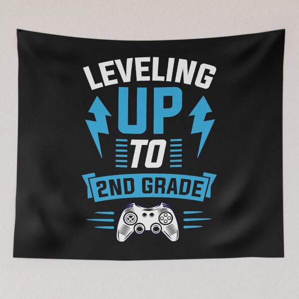 Item preview, Leveling Up To 2nd Grade Second Cool Gamer Gifts for Men Boys Christmas Gift Idea Essential T-Shirt designed and sold by JoanSvob.