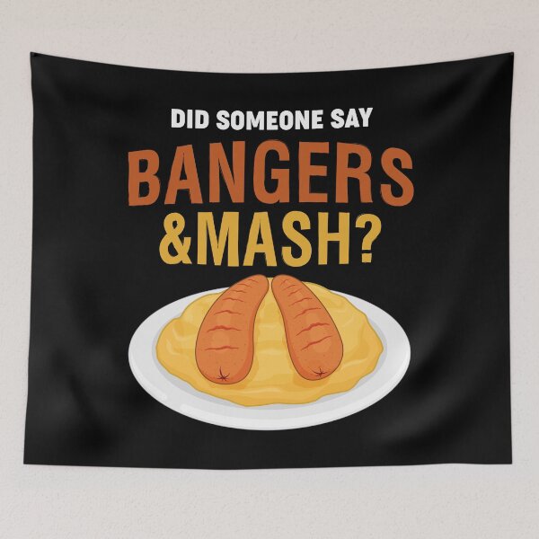 Item preview, Funny Foodie Bangers And Mash product designed and sold by jakehughes2015.