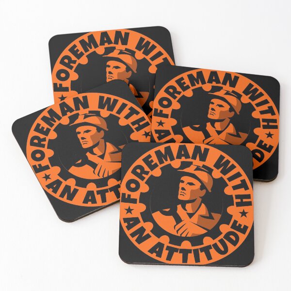 Item preview, Foreman With An Attitude Helmet Decal Hard Hat Awesome Job Gift designed and sold by Shop signer.