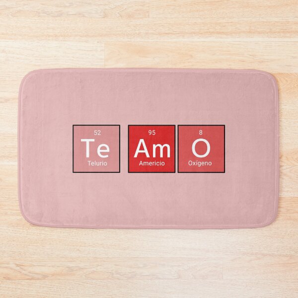 Item preview, Te amo "químicamente" designed and sold by ArteAnnie.