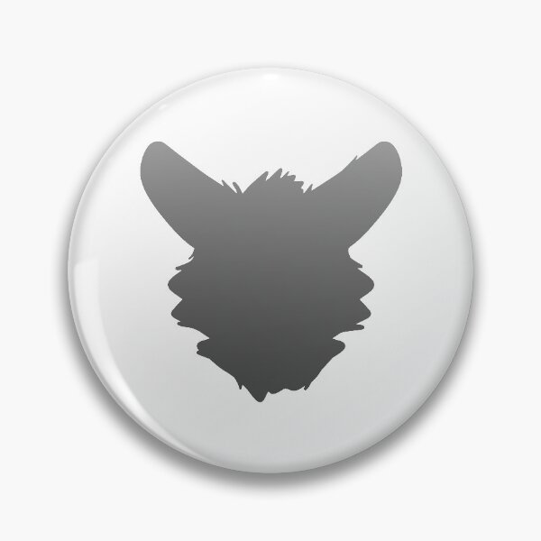 Item preview, Fursuit Head Silhouette (Grey Fade) designed and sold by ThatMooGuy.