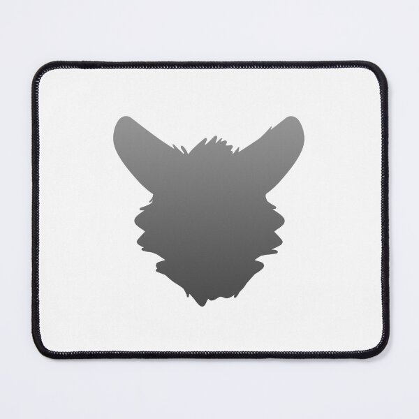 Item preview, Fursuit Head Silhouette (Grey Fade) designed and sold by ThatMooGuy.
