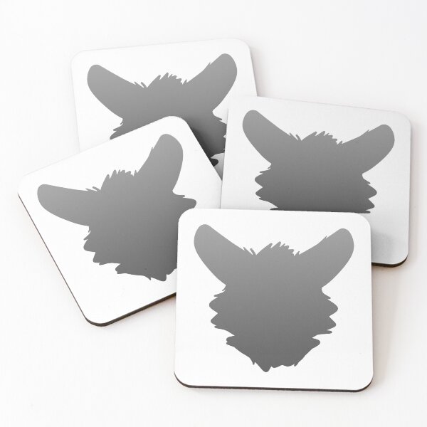 Item preview, Fursuit Head Silhouette (Grey Fade) designed and sold by ThatMooGuy.