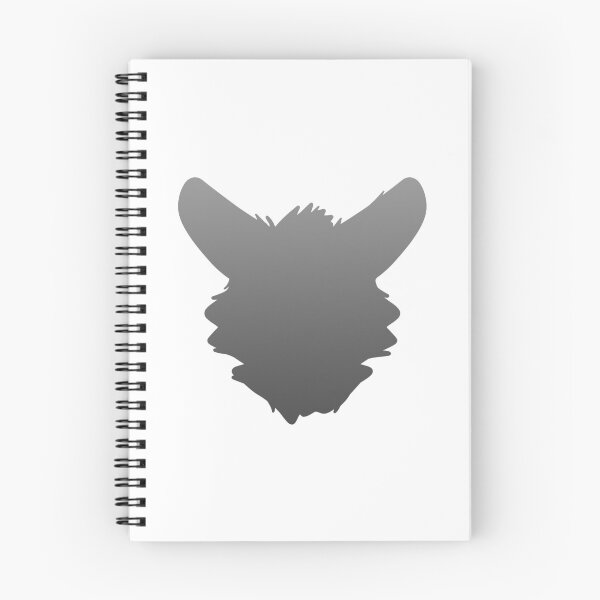 Item preview, Fursuit Head Silhouette (Grey Fade) designed and sold by ThatMooGuy.