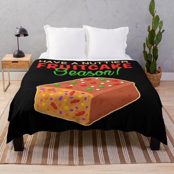 Item preview, Funny Nuttier Fruitcake Season Christmas Food print designed and sold by jakehughes2015.