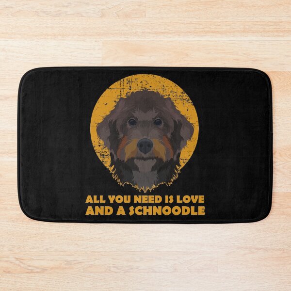 Item preview, All You Need Is Love And A Schnoodle Dog Parent Pet Quote graphic designed and sold by jakehughes2015.
