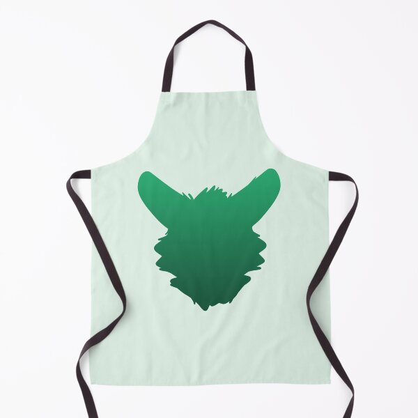 Item preview, Fursuit Head Silhouette (Mint Green Fade) designed and sold by ThatMooGuy.