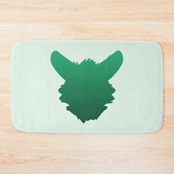 Item preview, Fursuit Head Silhouette (Mint Green Fade) designed and sold by ThatMooGuy.