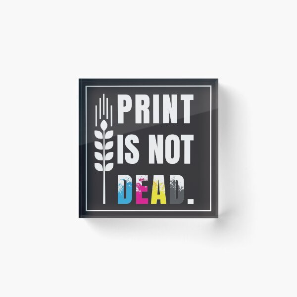 Item preview, Print not dead CMYK designed and sold by tiffanyo.