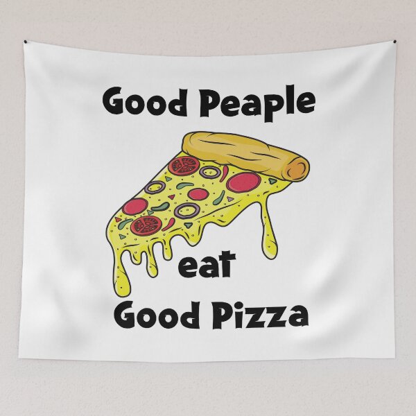Item preview, Good People Eat Good Pizza, Funny Pizza Valentine Pizza Gift For Pizza Time Lover designed and sold by hattem.