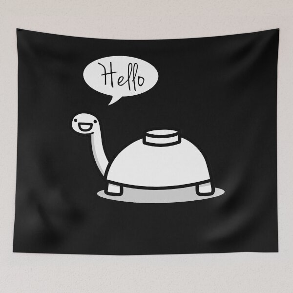Item preview, Mine turtle stops by to say hello designed and sold by Cassline.