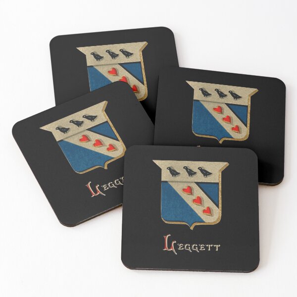 Item preview, Leggett Family Coat of Arms designed and sold by Heraldica.