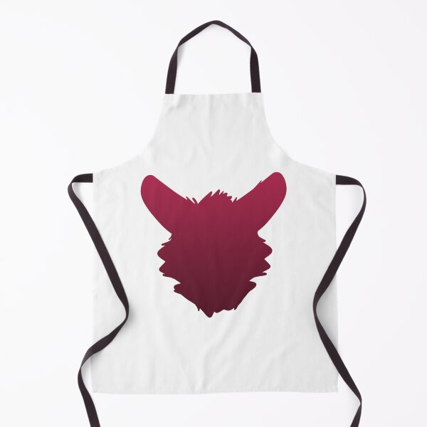 Item preview, Fursuit Head Silhouette (Cherry Red Fade) designed and sold by ThatMooGuy.
