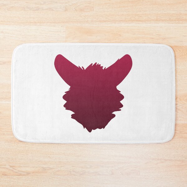 Item preview, Fursuit Head Silhouette (Cherry Red Fade) designed and sold by ThatMooGuy.