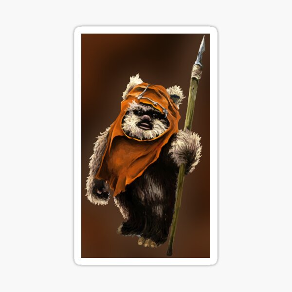 Vista previa del artículo con la obra «Ewoks n.° 2», diseñado y vendido por medulla9324.