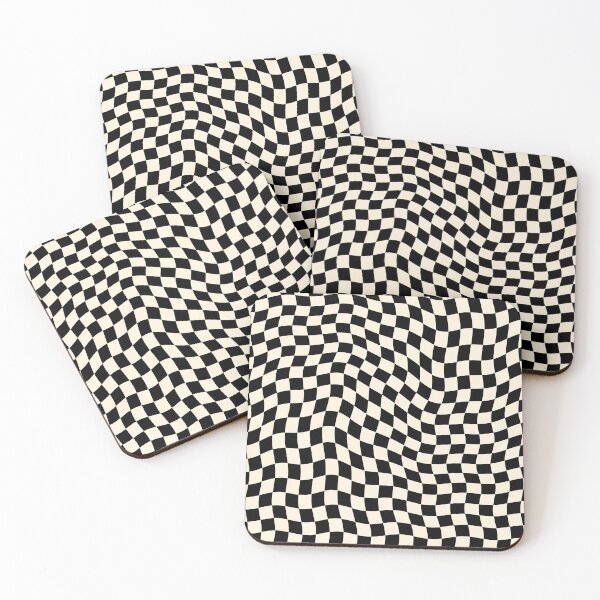 Item preview, Check Wavy Squares Checkerboard Pattern designed and sold by ind3finite.
