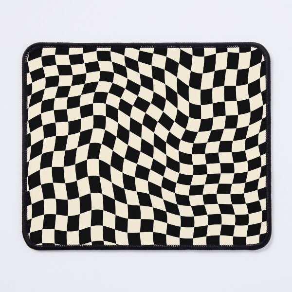 Item preview, Check Wavy Squares Checkerboard Pattern designed and sold by ind3finite.