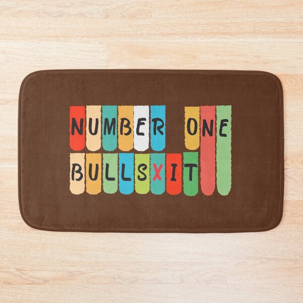 Item preview, Number one bullshit FUNNY design designed and sold by OUSS  SQUARE⭐⭐⭐⭐⭐.