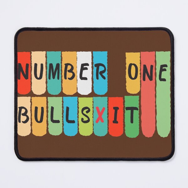 Item preview, Number one bullshit FUNNY design designed and sold by OUSS  SQUARE⭐⭐⭐⭐⭐.