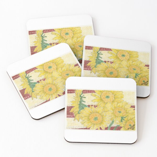 Item preview, Flag and Sunflowers designed and sold by ArtbyTerrieD.