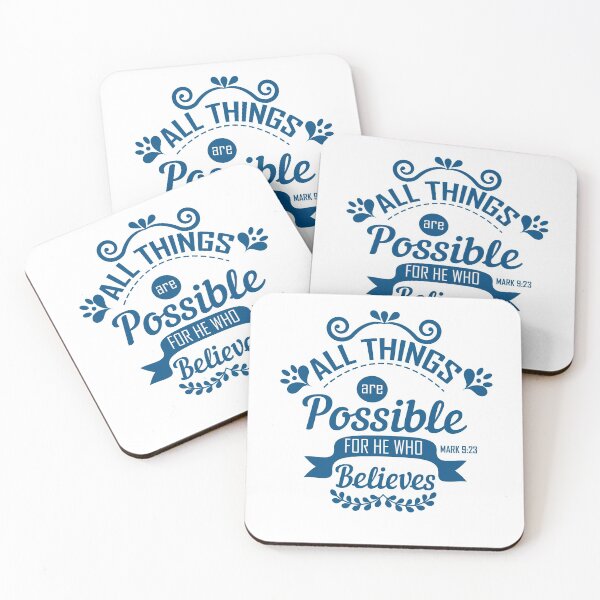 Item preview, All Things Are Possible designed and sold by GODS4US.